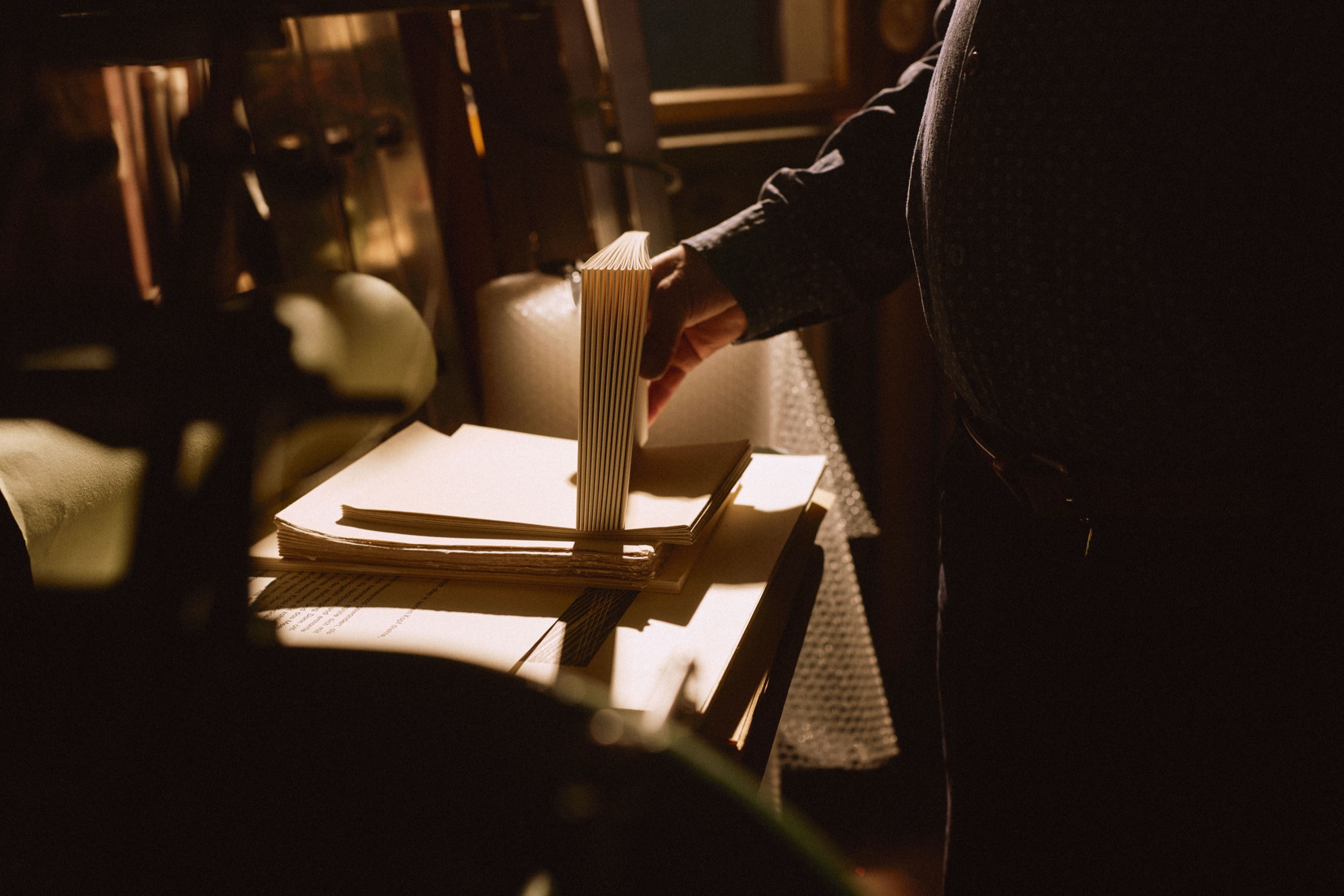 Tools of the bookbinder's trade